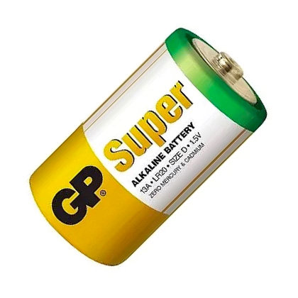 GP Bateria Gruby Paluszek Alkaliczna D LR20 R20 GP Battery