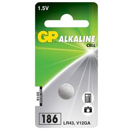 Gp Batteries Alkaline Button Cell Lr43 GP Batteries