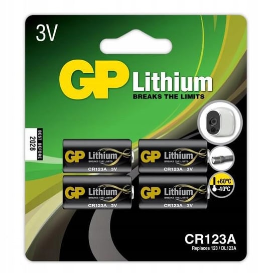 Gp Batteries Lithium Battery Cr123A GP Batteries