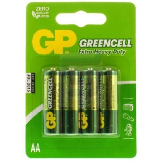 Gp Greencell, Bateria Cynkowo-Węglowa Aa, 1.5V 4Szt. GP Batteries