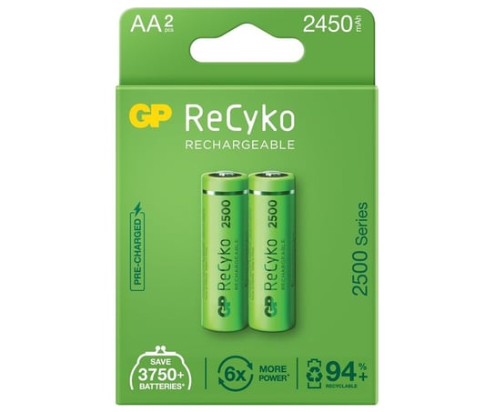 GP Recyko New R6/AA 2500 Series EB2 1,2V GP Batteries