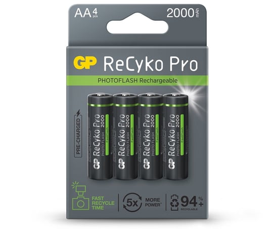 GP Recyko+ PRO PhotoFlash R6/AA 2000 EB4 GP Batteries