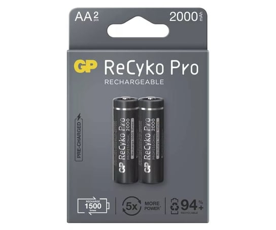 GP Recyko+ PRO R6/AA 2100 Series EB2 GP Batteries