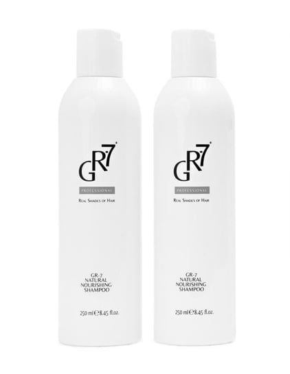 GR-7, Profesjonalny szampon wspomagający odsiwianie, naturalny, zestaw 2 szt. GR-7 Professional