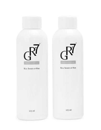 GR-7 ZESTAW 2 sztuki ODSIWIACZ przywracający naturalny kolor włosów ODŻYWKA na siwe włosy GR-7 Professional