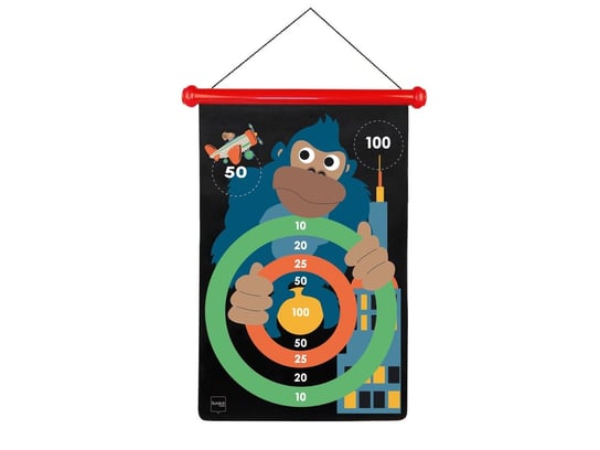 Gra dart dla dzieci - Rzutki magnetyczne - Małpka Scratch