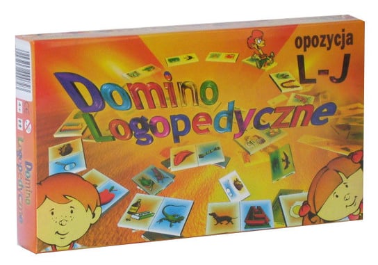 Gra edukacyjna Domino logopedyczne L-J Samopol