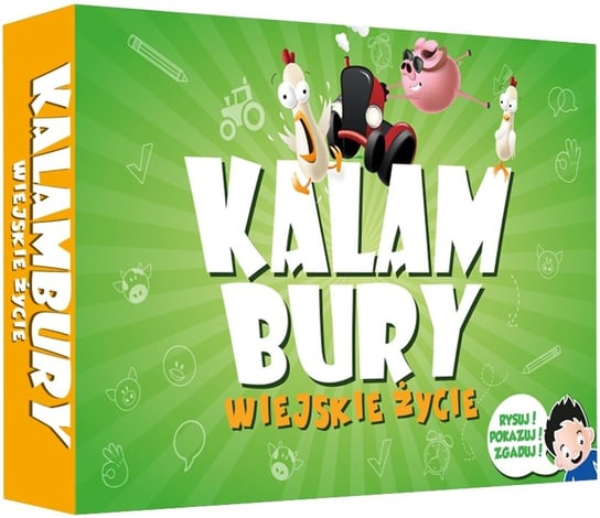 Gra edukacyjna Kalambury Wiejskie Życie Kangur