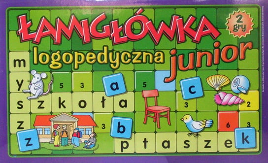 Gra edukacyjna Łamigłówka logopedyczna Junior GABI