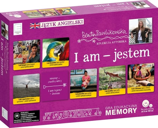 Gra edukacyjna Memory językowe: I am - jestem Edipresse Książki