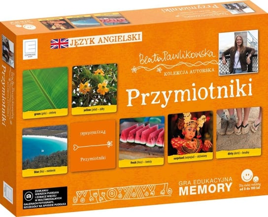 Gra edukacyjna Memory językowe: Przymiotniki Edipresse Książki