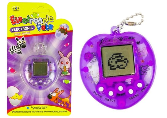 Gra Elektroniczna Tamagotchi Zwierzątko Fioletowa Lean Toys