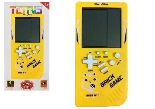 Gra Elektroniczna Tetris Brick Game Żółta lean