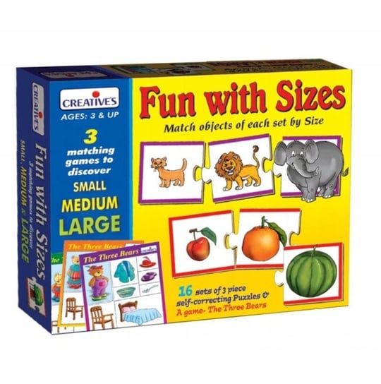 Gra językowa - 'Fun with Sizes' Nauka angielskiego Creative's