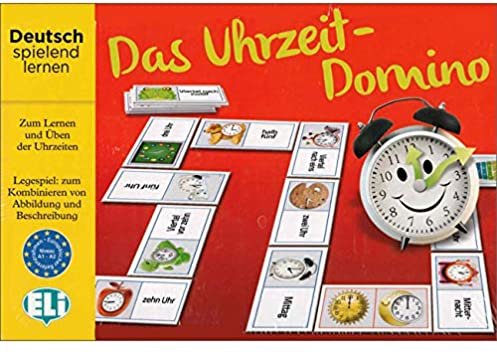 Gra językowa Niemiecki Das Uhrzeit-Domino Eli