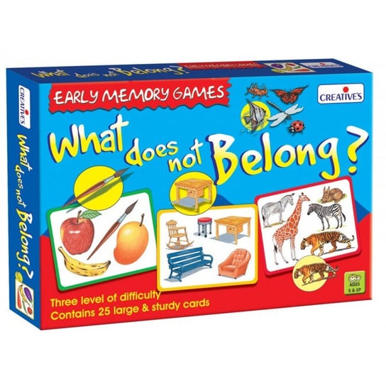 Gra językowa - 'What Does Not Belong?' Creative Educational Creative's