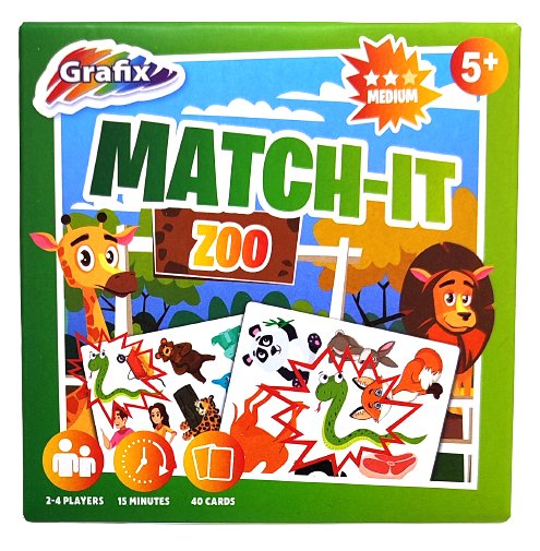 Gra Karciana Match-It - Zoo. Grafix