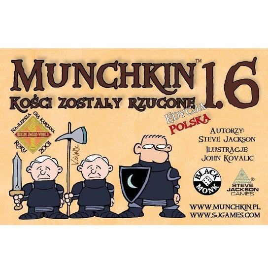 Gra karciana Munchkin 1.6: Kości zostały rzucone, dodatek (Edycja Polska) Munchkin