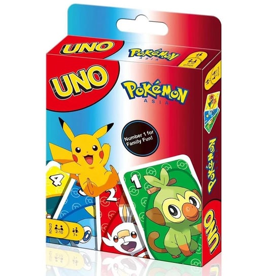 Gra Karciana Rodzinna Edukacyjna Uno Pokemon Inna marka