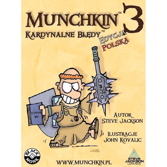 Gra karcina Munchkin: Kardynalne błędy 3, dodatek (Edycja Polska) Munchkin