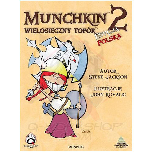 Gra karcina Munchkin: Wielosieczny Topór 2, dodatek (Edycja Polska) Munchkin