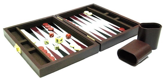 Gra logiczna Backgammon magnetyczny Jacquet Hot Games