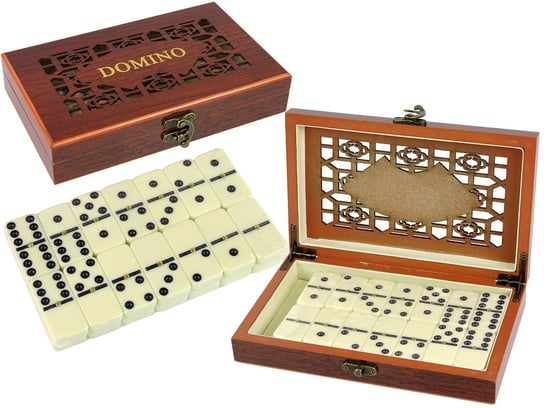 Gra Logiczna Domino Drewniane Opakowanie 28 Elementów Inna marka