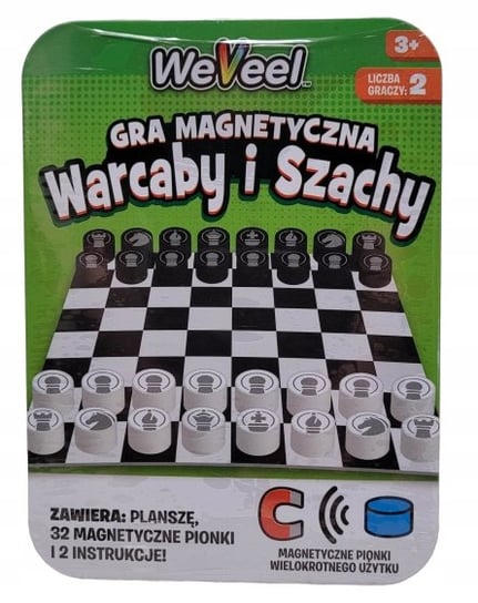 Gra magnetyczna Warcaby i szachy Podróżna WeVeel Inna marka