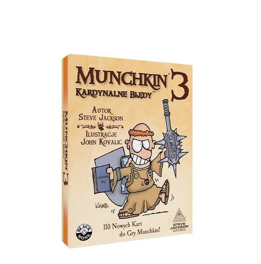Gra Munchkin 3 Kardynalne Błędy Dodatek (GXP-736874) Black Monk