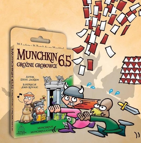 Gra Munchkin 6,5 Groźne Grobowce dodatek (GXP-736880) Black Monk
