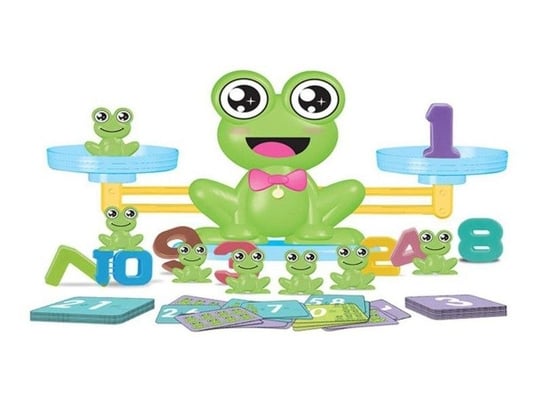 Gra Nauka Liczenia - Równoważnia Waga Szalkowa Żaba - Frog Balance Zabawkowy Zawrót Głowy