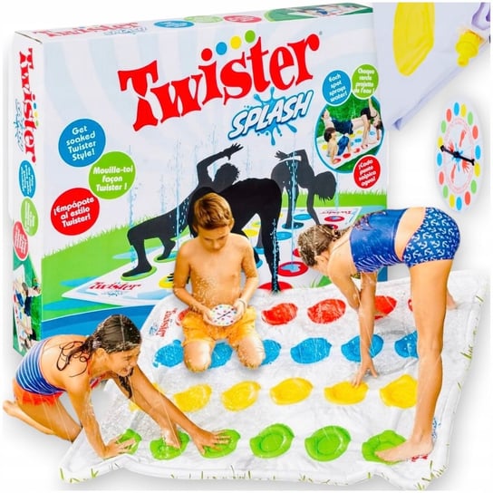 Gra Ogrodowa Twister Splash Mata Wodna Zraszająca Duża 170X120Cm Na Prezent Hasbro