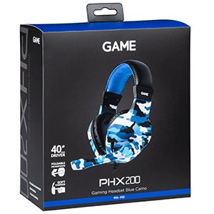 GRA PHX200 Blue Camo Aurculares Gaming Game Technologies