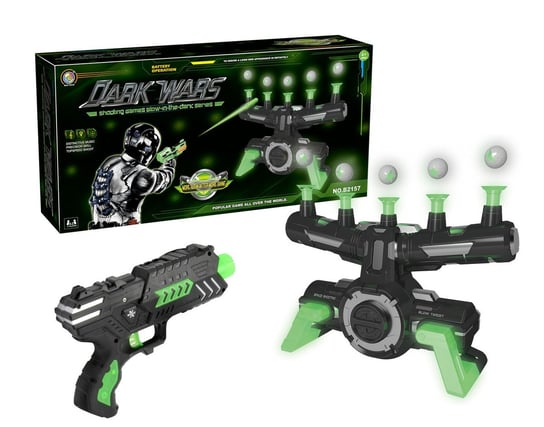 GRA STRZELECKA Dark Wars zielony | latające kulki | lotki | pistolet ikonka