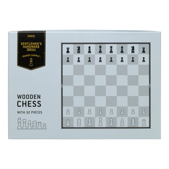 Gra Szachy 'Wooden Chess' Gentlemen’S Hardware GENTLEMEN'S HARDWARE