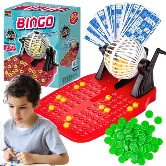 Gra Towarzyska Bingo Loteria Losowanie Numerów Maszyna Losująca Karty Import ProNice