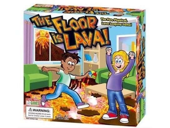Gra Towarzyska, Zręcznościowa Podłoga To Lawa "The Floor Is Lava" Zabawkowy Zawrót Głowy