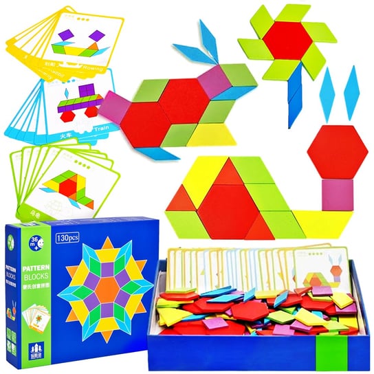 Gra Układanka Montessori Drewniane Klocki Obrazkowe Puzzle Xl Gra Logiczna Figury Geometryczne Doris