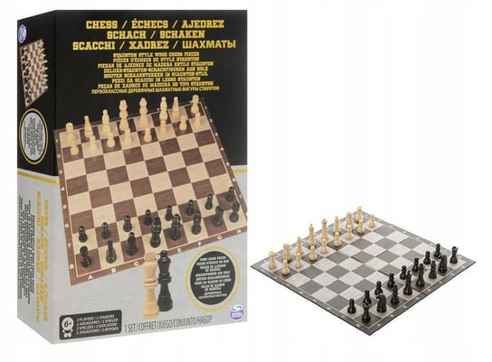 Gra zręcznościowa Classic Wooden Chess Spin Master Spin Master