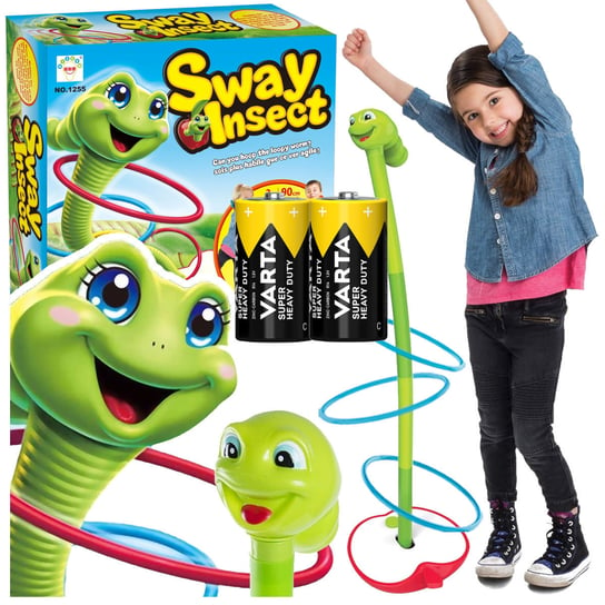 Gra Zręcznościowa Dla Dzieci Tańczący Gibający Się Robak Insect + Baterie Y461Z elektrostator