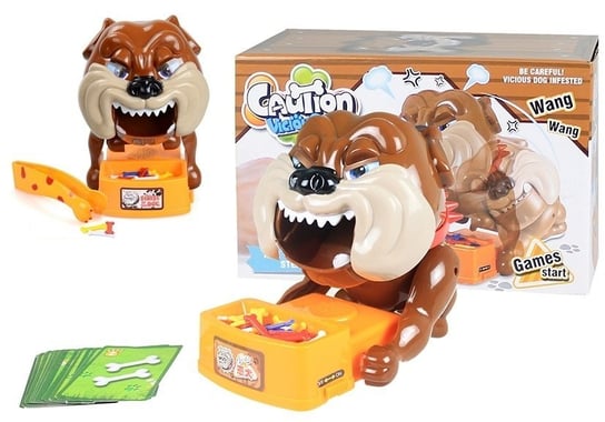 Gra Zręcznościowa Zły Pies Na Baterie Buldog Brązowy Inna marka
