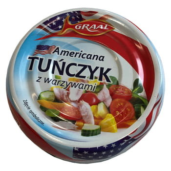 Graal Sałatka Americana Tuńczyk z warzywami 280g Graal