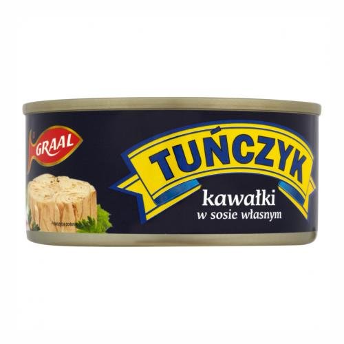 Graal tuńczyk kawalki w sosie wlasnym 170g Graal