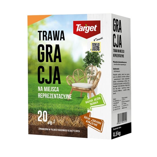 Gracja – Trawa Gazonowa – 0,5 kg Target Target