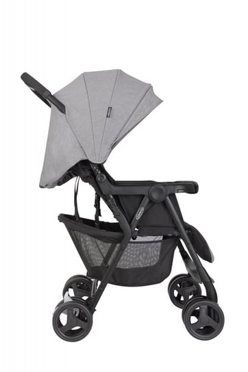 Graco, wózek bliźniaczy Duorider ( od urodzenia do ok. 3 lat; max. 15 kg na każde siedzisko), Steeple Gray Graco
