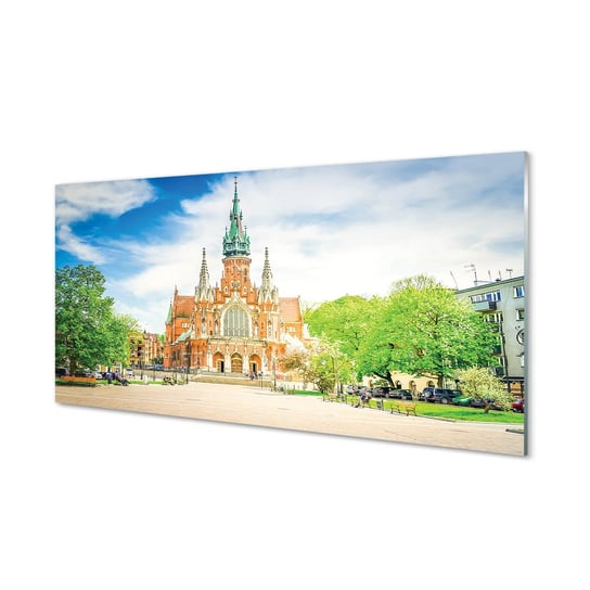 Grafika obraz na szkle TULUP Kraków Katedra 100x50 cm Tulup