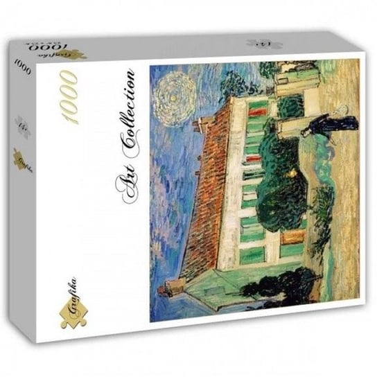Grafika, puzzle, Biały dom w nocy Van Gogh Vincent, 1000, el. Grafika