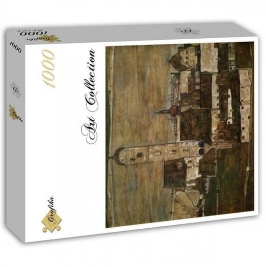 Grafika, puzzle, Domy nad Dunajem Egon Schiele, 1000, el. Grafika