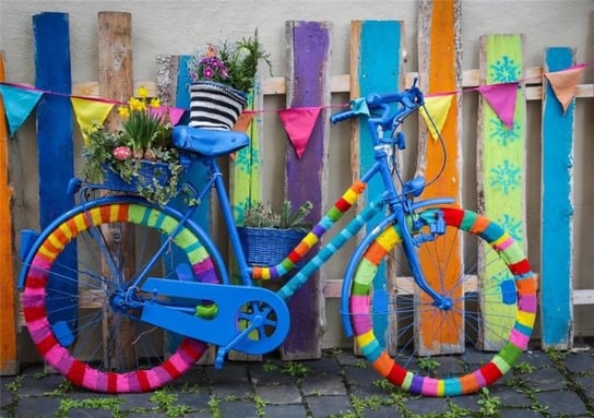 Grafika, puzzle, Mój kolorowy rower, 1500, el. Grafika