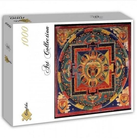 Grafika, puzzle, Szkoła Tybetańska - Amitabha Mandala, 1000, el. Grafika